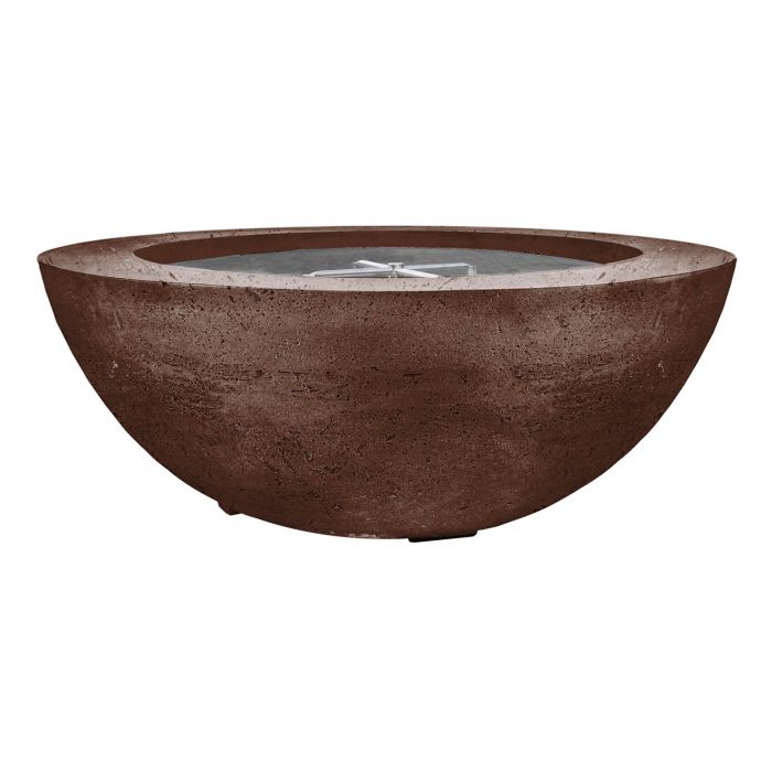 Prism Hardscapes Moderno 6 39-Inch Concrete Round Outdoor Fire Pit Bowl