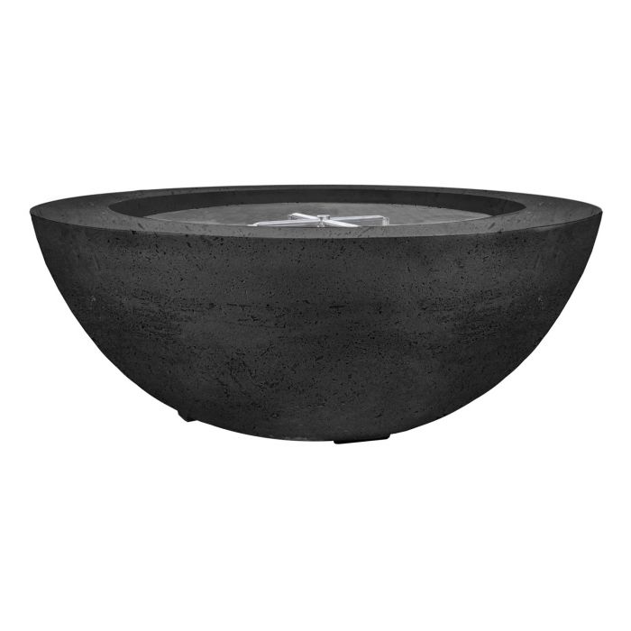 Prism Hardscapes Moderno 6 39-Inch Concrete Round Outdoor Fire Pit Bowl