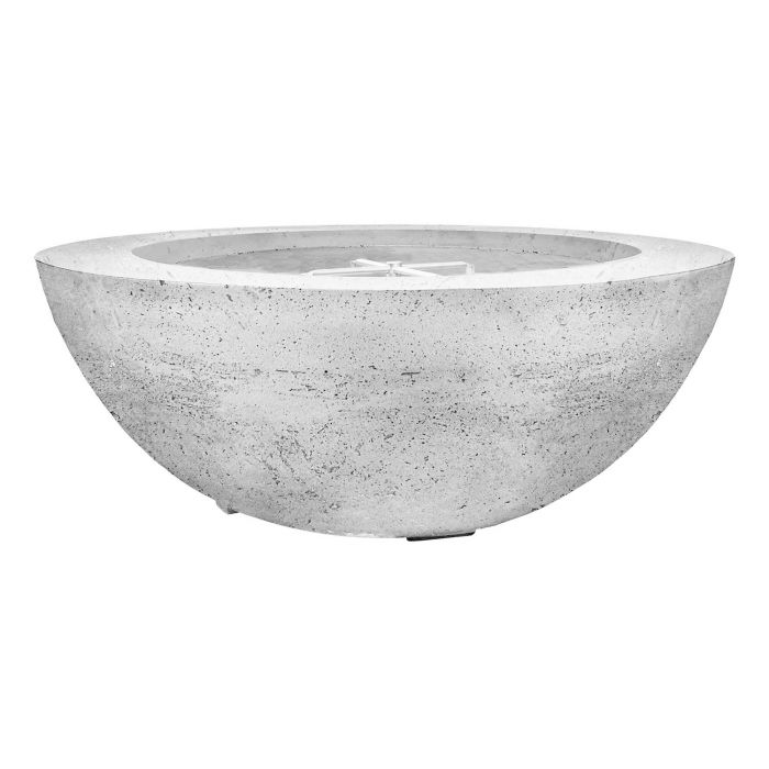 Prism Hardscapes Moderno 6 39-Inch Concrete Round Outdoor Fire Pit Bowl