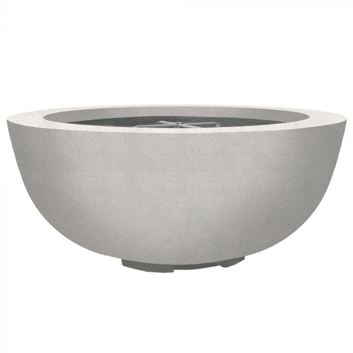 Prism Hardscapes Moderno 8 39-Inch Concrete Round Outdoor Fire Pit Bowl