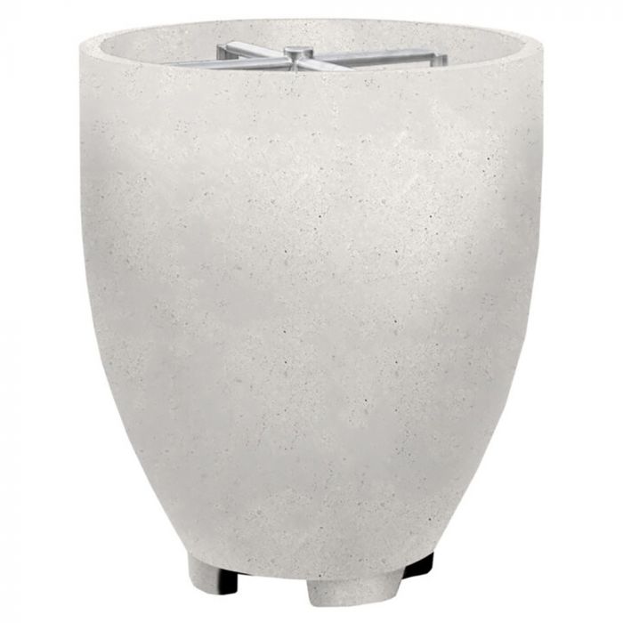 Prism Hardscapes Pentola 1 24-Inch Concrete Round Outdoor Fire Pit Pedestal