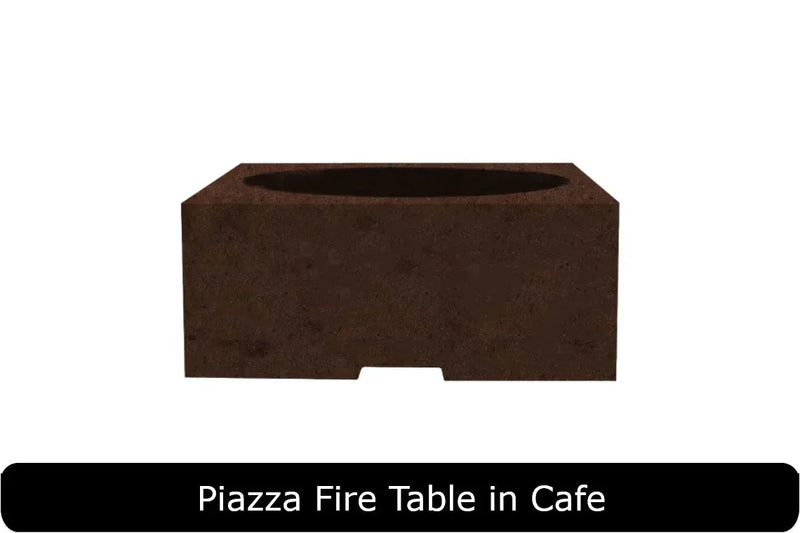 Prism Hardscapes Piazza 39-Inch Concrete Square Outdoor Fire Pit Table