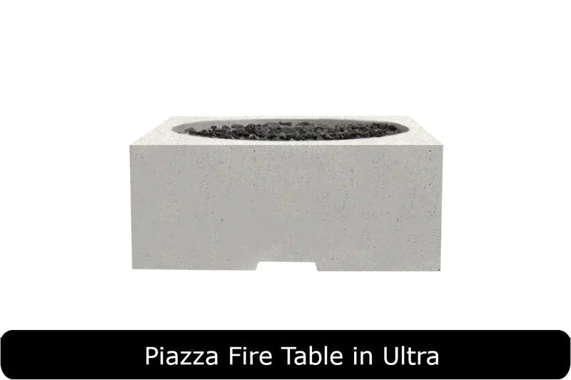 Prism Hardscapes Piazza 39-Inch Concrete Square Outdoor Fire Pit Table