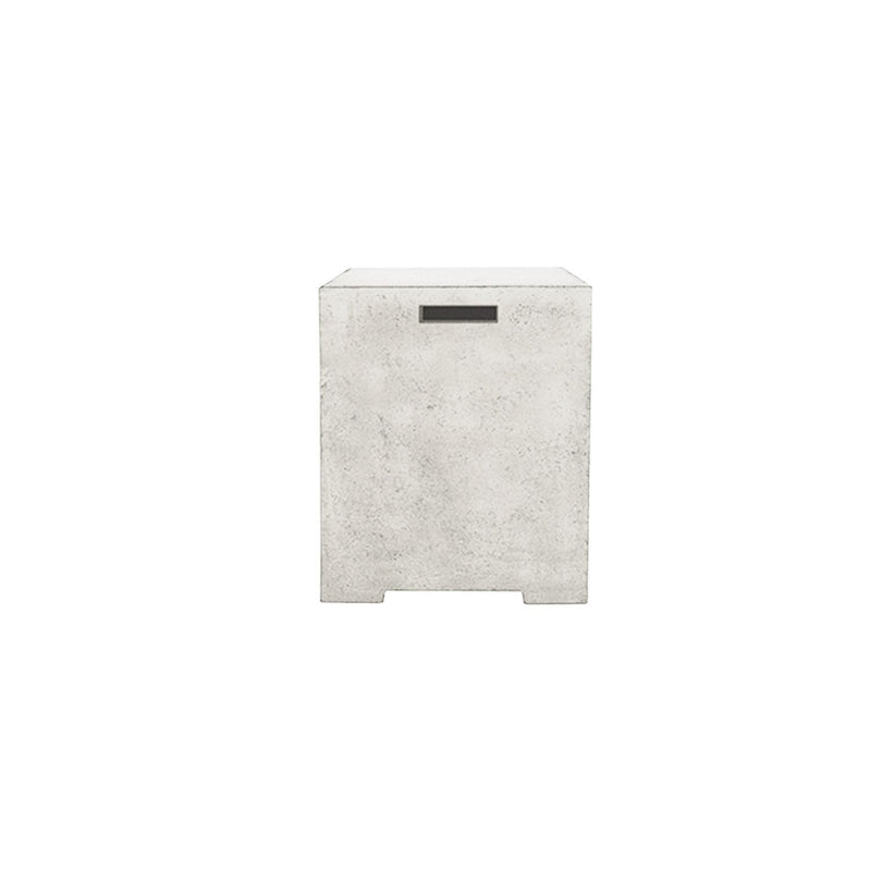 Prism Hardscapes Sausalito 16-Inch Concrete Square Propane Tank Enclosure