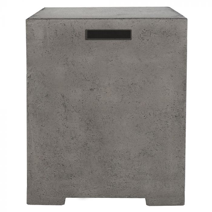 Prism Hardscapes Sausalito 16-Inch Concrete Square Propane Tank Enclosure