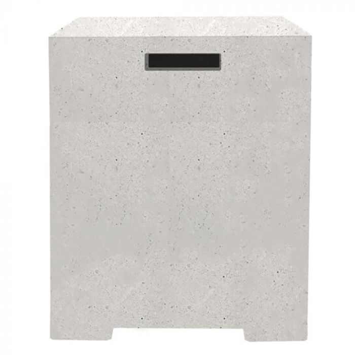 Prism Hardscapes Sausalito 16-Inch Concrete Square Propane Tank Enclosure