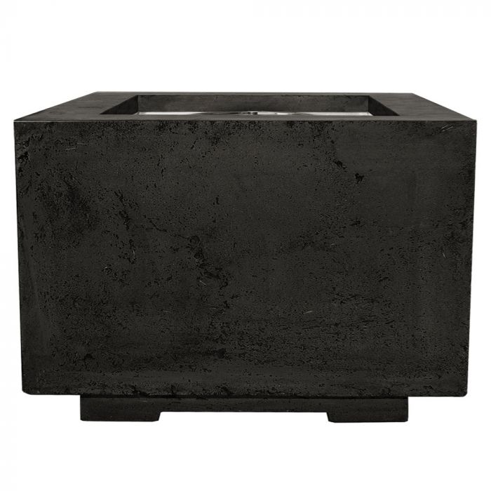 Prism Hardscapes Scatola 2 24-Inch Concrete Square Outdoor Fire Pit Bowl