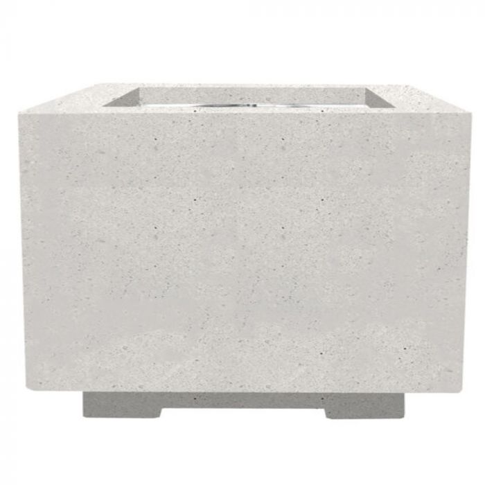 Prism Hardscapes Scatola 2 24-Inch Concrete Square Outdoor Fire Pit Bowl