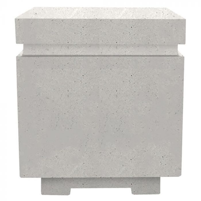 Prism Hardscapes TAV 20-Inch Concrete Square Propane Tank Enclosure