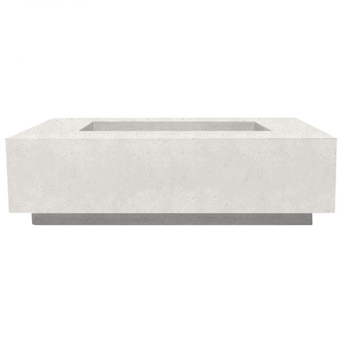 Prism Hardscapes Tavola 1 56-Inch Concrete Rectangular Outdoor Fire Pit Table