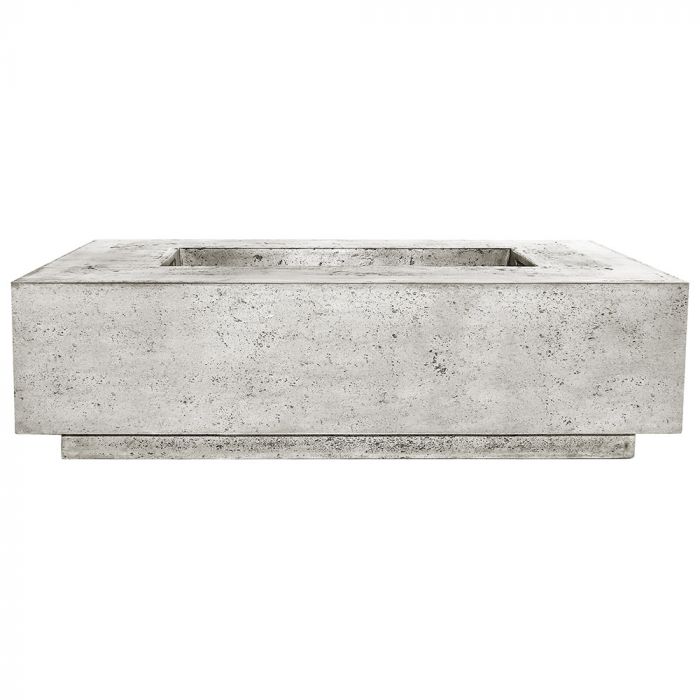 Prism Hardscapes Tavola 1 56-Inch Concrete Rectangular Outdoor Fire Pit Table