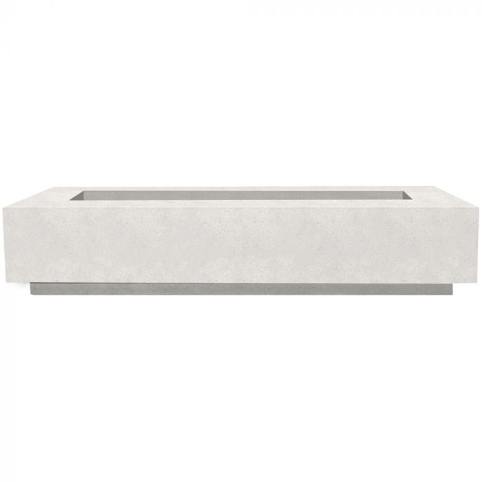 Prism Hardscapes Tavola 6 90-Inch Concrete 90,000 Rectangular Outdoor Fire Pit Table