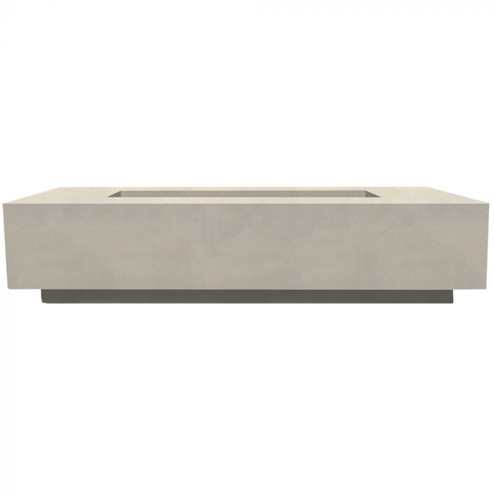 Prism Hardscapes Tavola 72-Inch Concrete Rectangular Outdoor Fire Pit Table