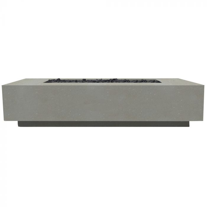 Prism Hardscapes Tavola 72-Inch Concrete Rectangular Outdoor Fire Pit Table