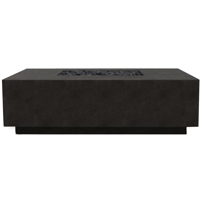 Prism Hardscapes Tavola 7 60-Inch Concrete Rectangular Outdoor Fire Pit Table