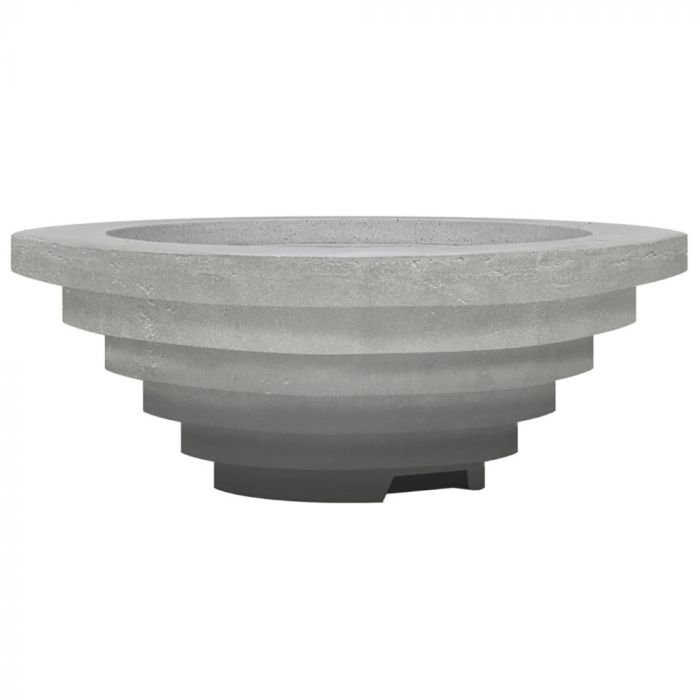 Prism Hardscapes Triton 48-Inch Concrete Round Outdoor Fire Pit Bowl