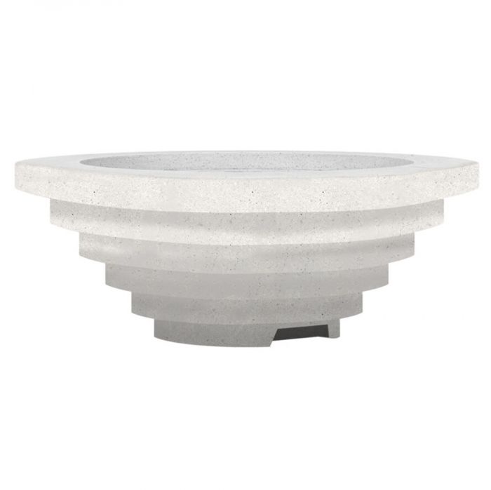 Prism Hardscapes Triton 48-Inch Concrete Round Outdoor Fire Pit Bowl