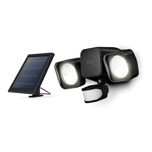 Ring Smart Lighting Solar Floodlight, Wireless, Outdoor, Black | B07YP9VVMM