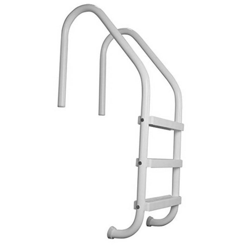 Saftron P-324-L3-W Residential - In Ground Ladder 3 Step | White | P-324-L3-W