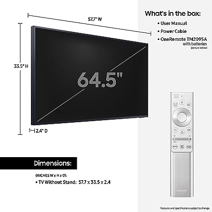 Samsung 65" Class The Terrace Full Sun Outdoor QLED 4K Smart TV (2021) | QN65LST9TAF