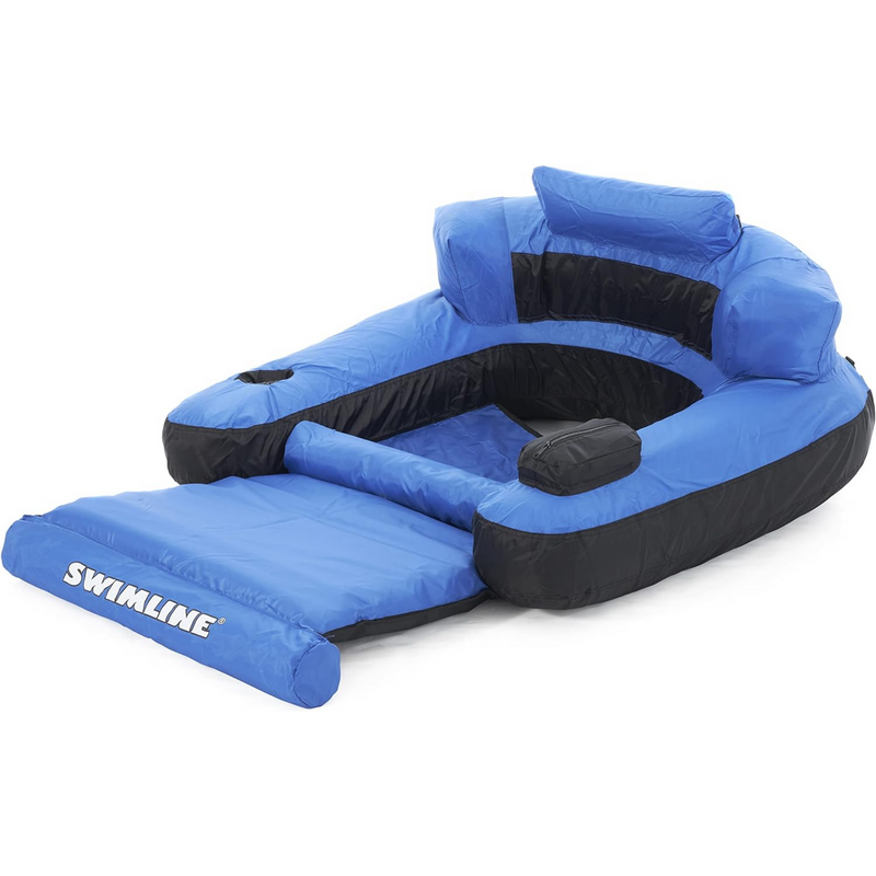 Swimline Swimming Pool Fabric Inflatable Ultimate Floating Lounger