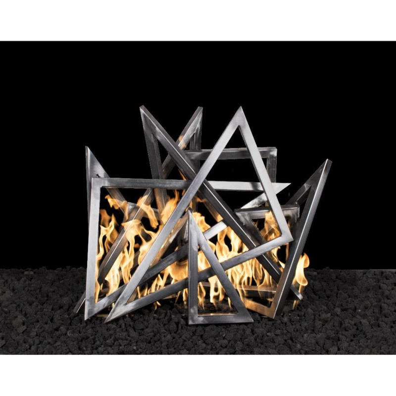 The Outdoor Plus Fire Decoration 24" Steel Triangles | OPT-STTRI24