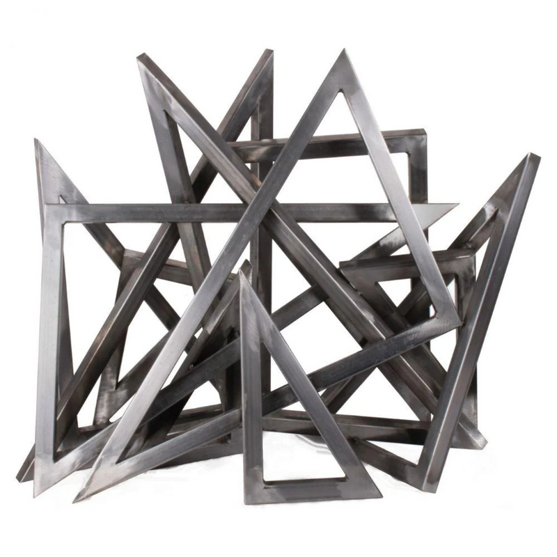 The Outdoor Plus Fire Decoration 24" Steel Triangles | OPT-STTRI24