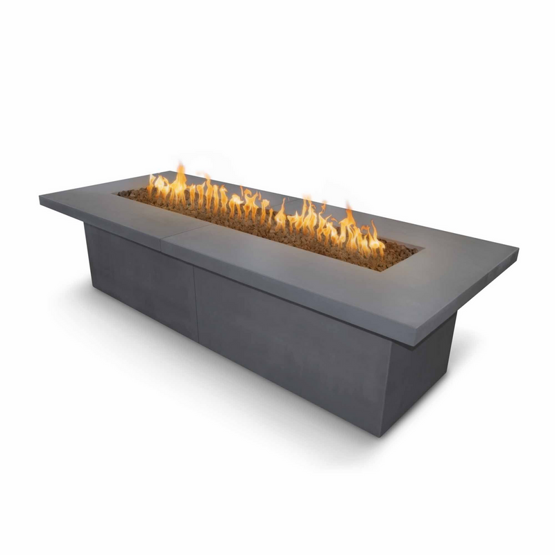 The Outdoor Plus 30" Square Uxmal Outdoor Fire Pit - Copper - Match Lit - Natural Gas | OPT-UXMCPR30-NG