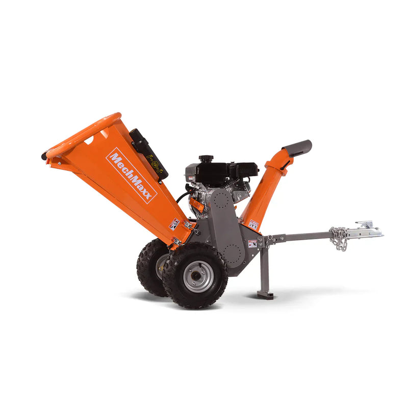 4 inch Rato 212cc 7hp Gas Engine Powered Wood Chipper with Towbar; Model GS650