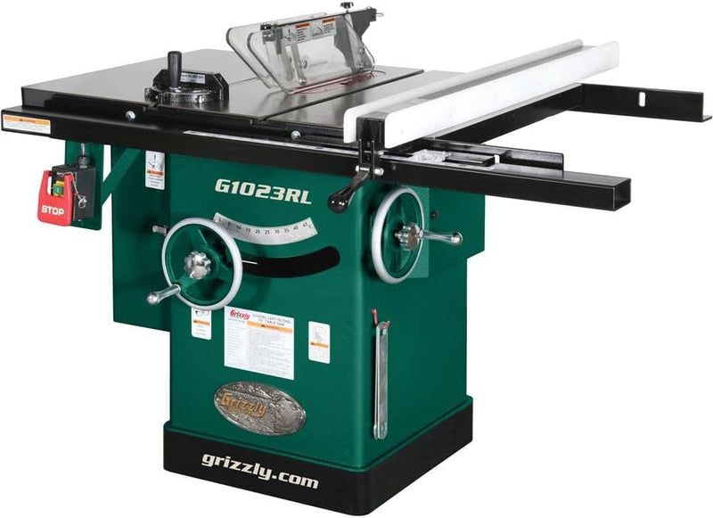 Grizzly 10" 240V Cabinet Table Saw - G1023RL