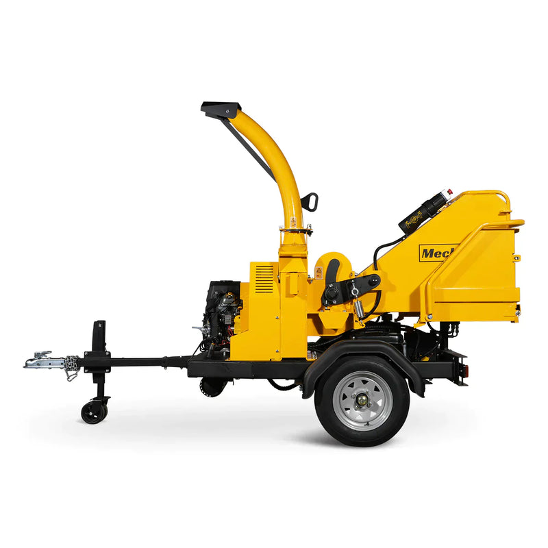 25hp 740cc Twin Cylinder Gas Engine with 6” Hydraulic Feeding Commercial-Grade Wood Chipper-Model DCH6