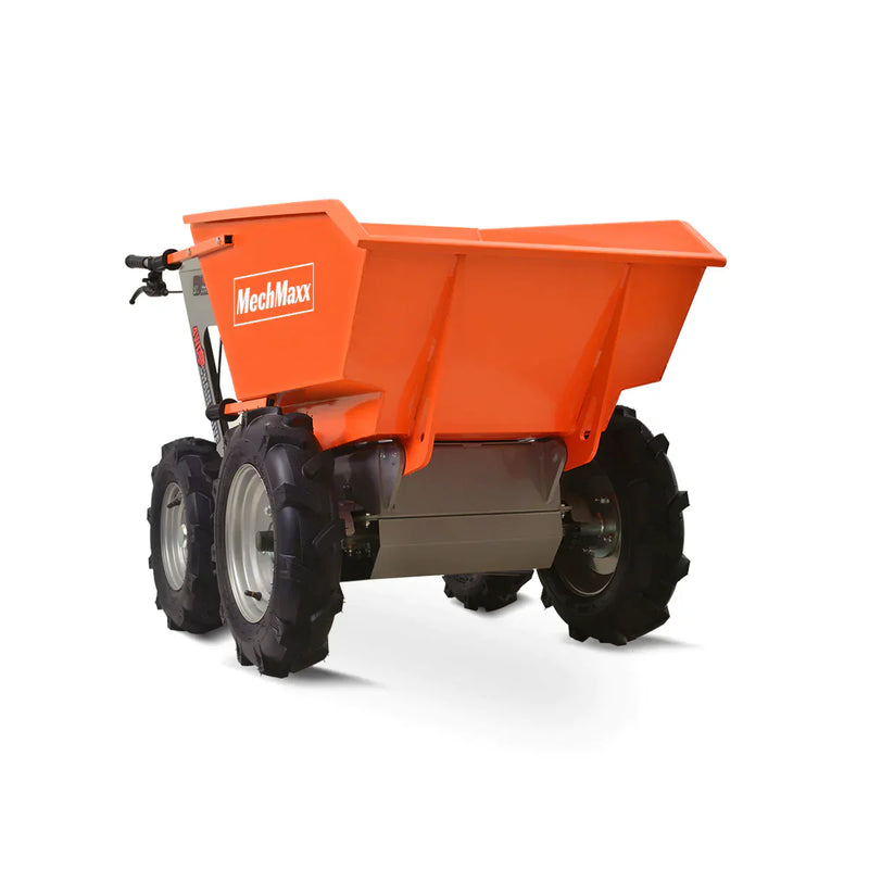 660lbs Capacity 6.5HP Gas Powered Wheelbarrow  Cart T25 4F+1R Gearbox