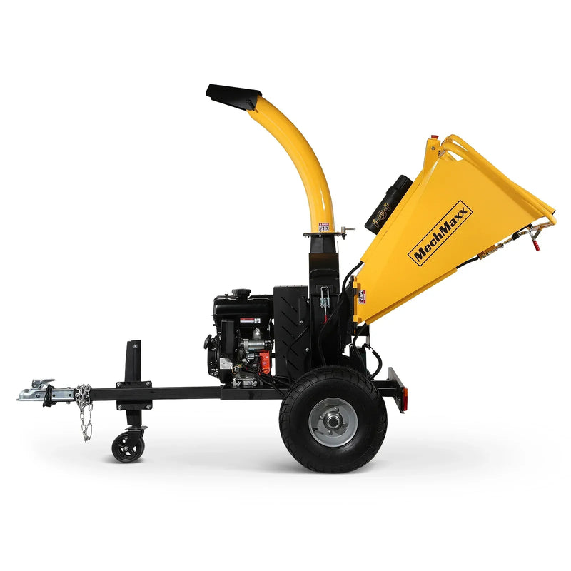 5 inch E-start Rato 420cc  15hp Gasoline Engine Powered Disc Wood Chipper with Taillight; Model P4205