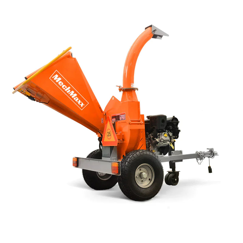 5 inch E-stat B&S VANGUARD 408cc  14hp Gasoline Engine Powered Disc Wood Chipper with Taillight; Model P4205